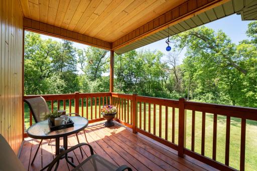 DonâtÂ miss the covered deck perfect for morning coffee or grilling!