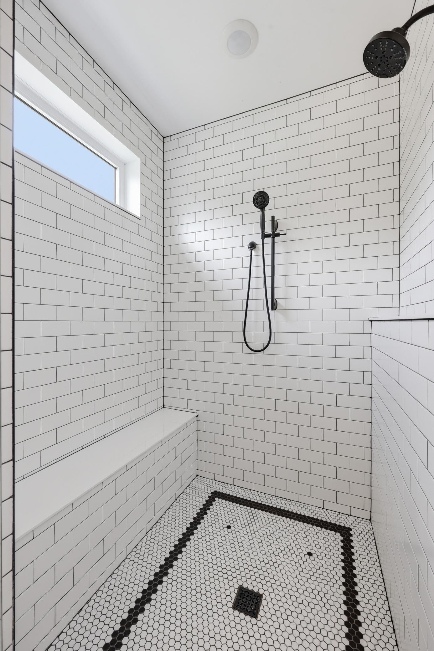 Primary Bathroom - Tile Shower