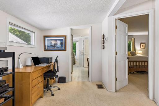 Area Adjoing GreatRoom Makes The Perfect Spot For A Desk