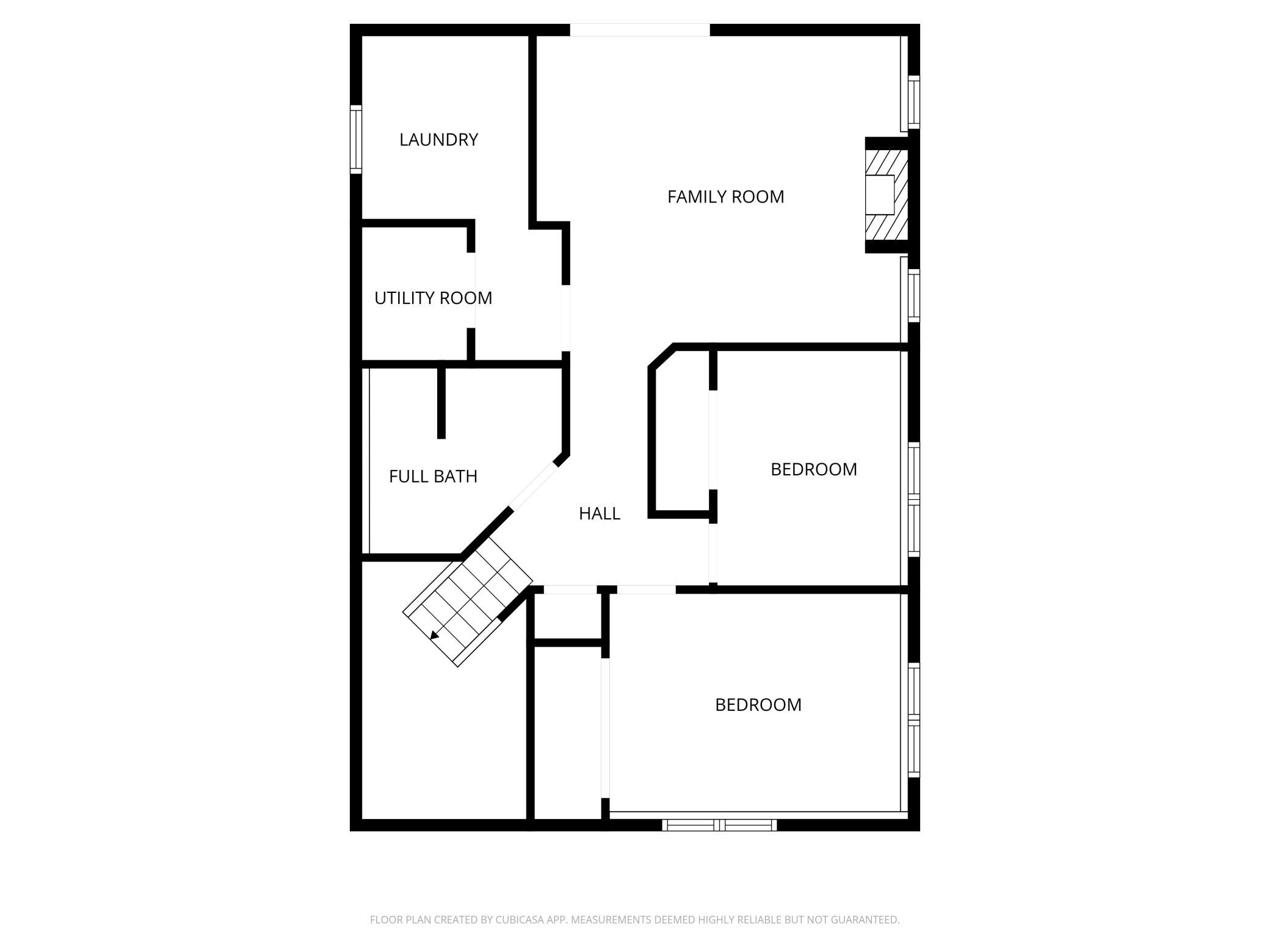 Lower Level floor plan - 5091 Arrowood Lane North.