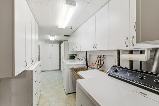 Laundry room with generous space and easy functionality.