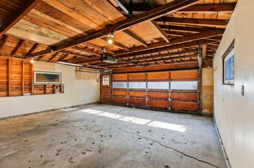 Second garage provides excellent space for vehicle storage, detailing, or restoration projects.