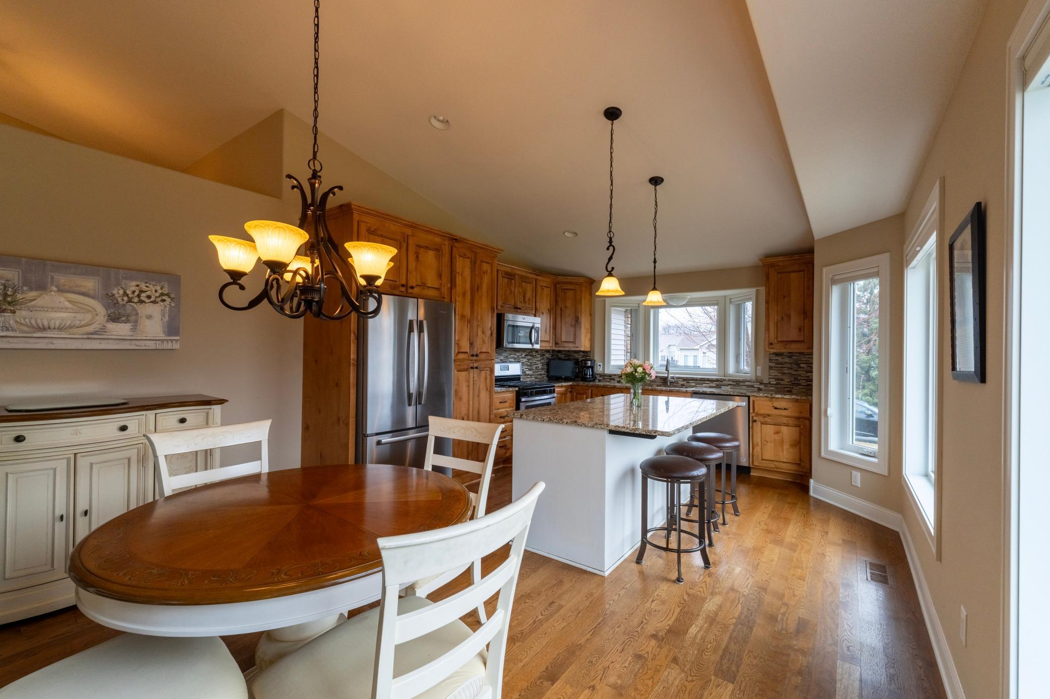 Kitchen and dining - main floor