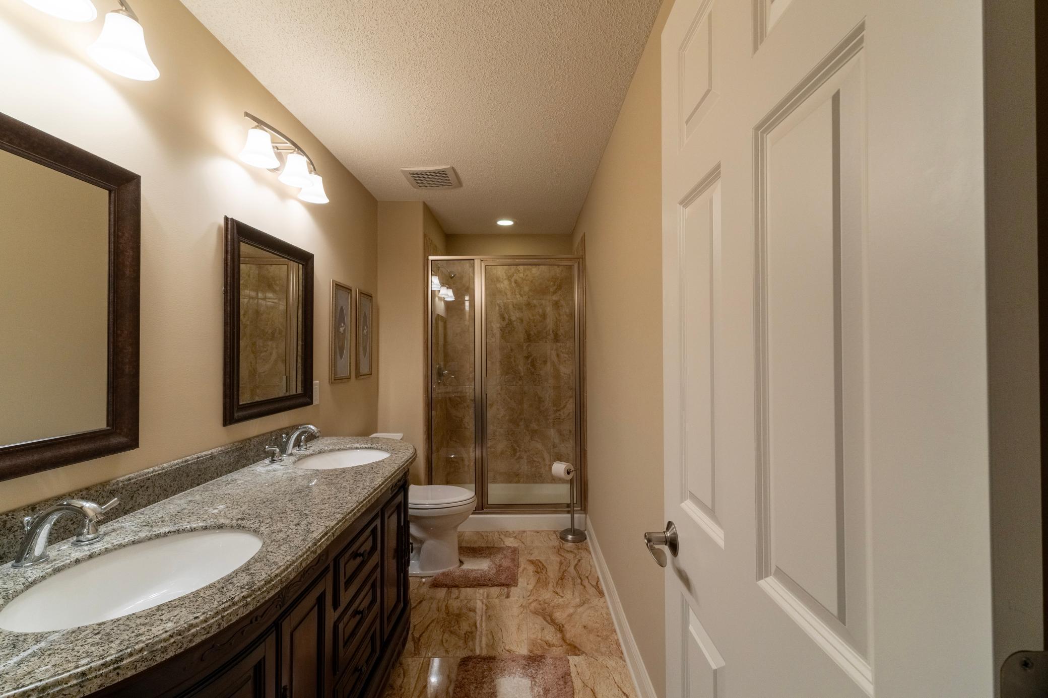 3/4 bath - Lower level