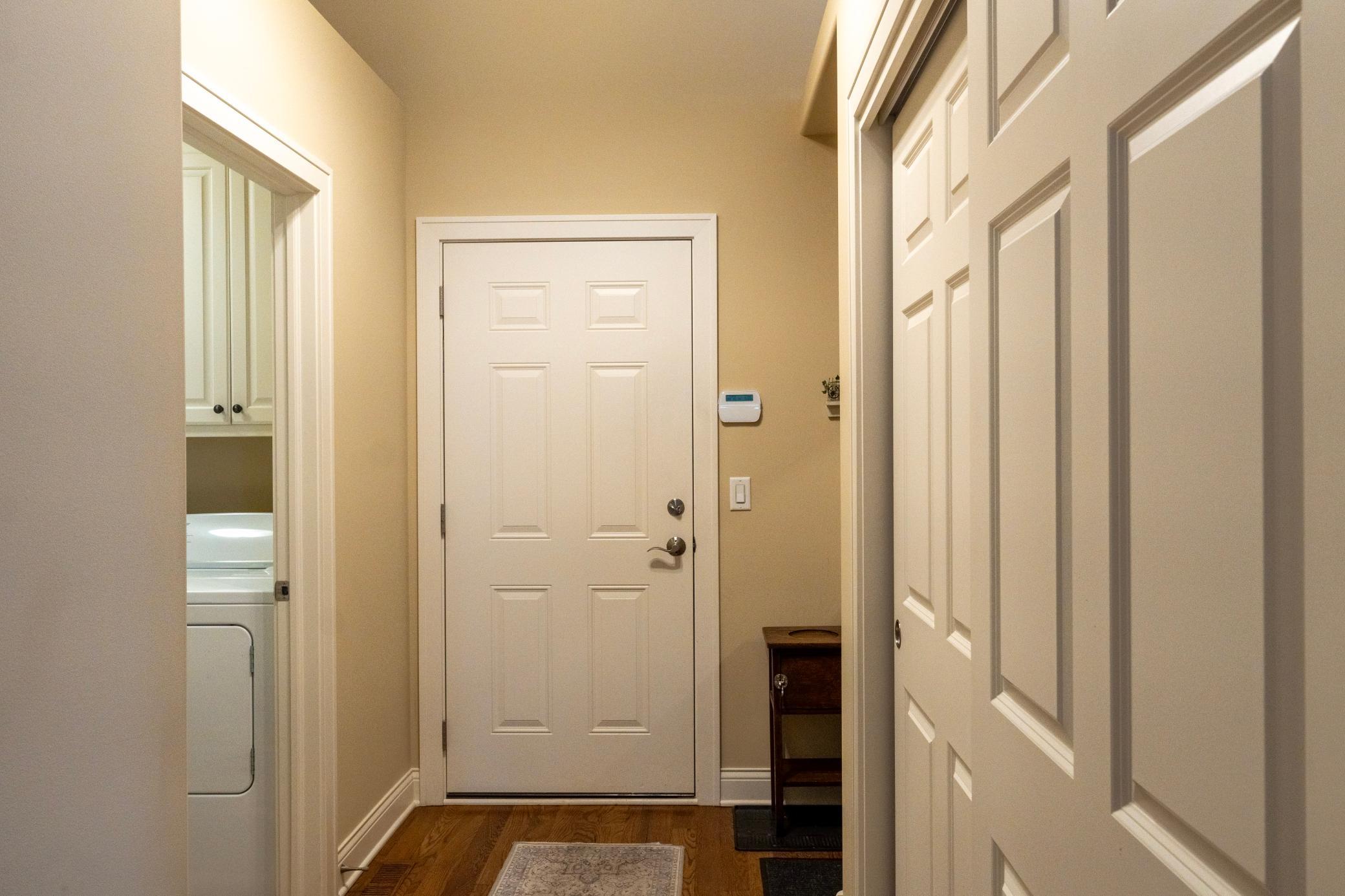 Entry from garage - main floor