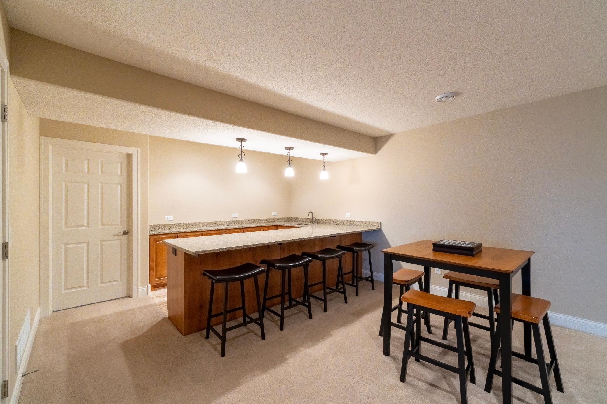 Wet bar - Lower level