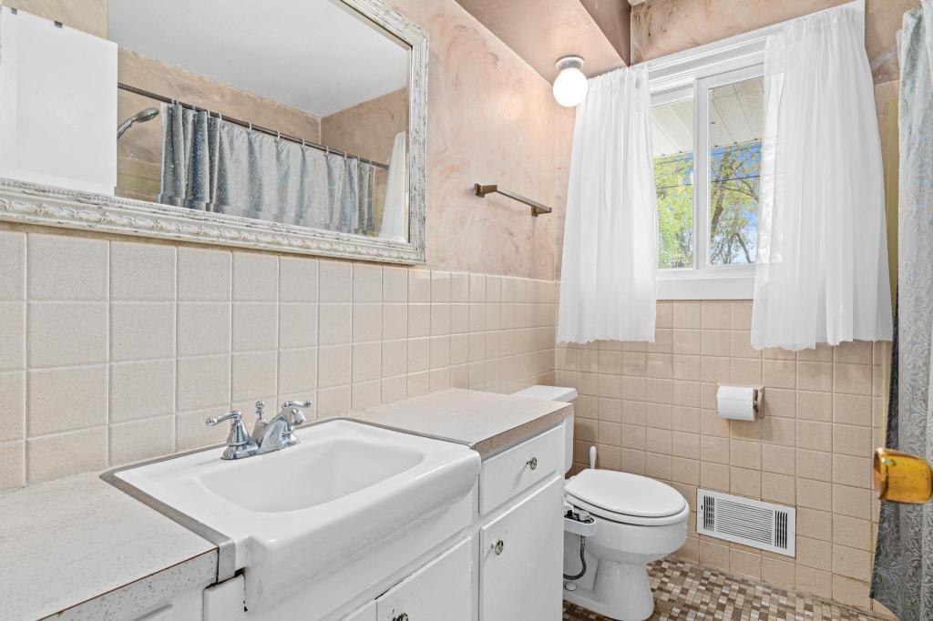 Full main level bathroom in both units offer convenience and functionality.