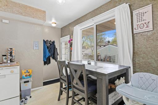 Dining areas provide flexible space for everyday meals and entertaining.