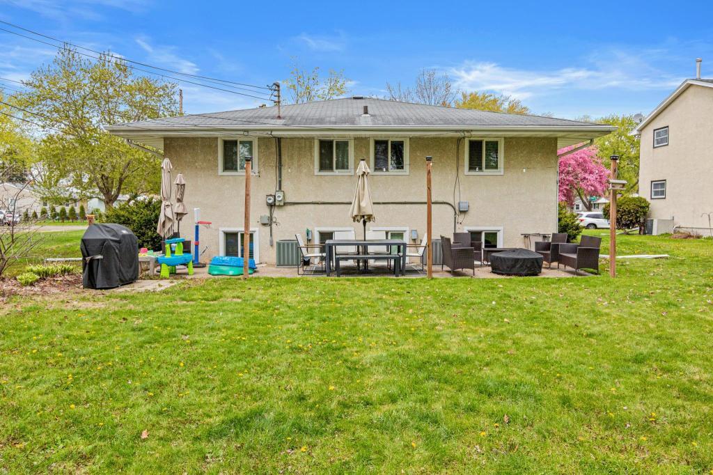 Side-by-side duplex layout provides comfortable living for both units and great outdoor space.