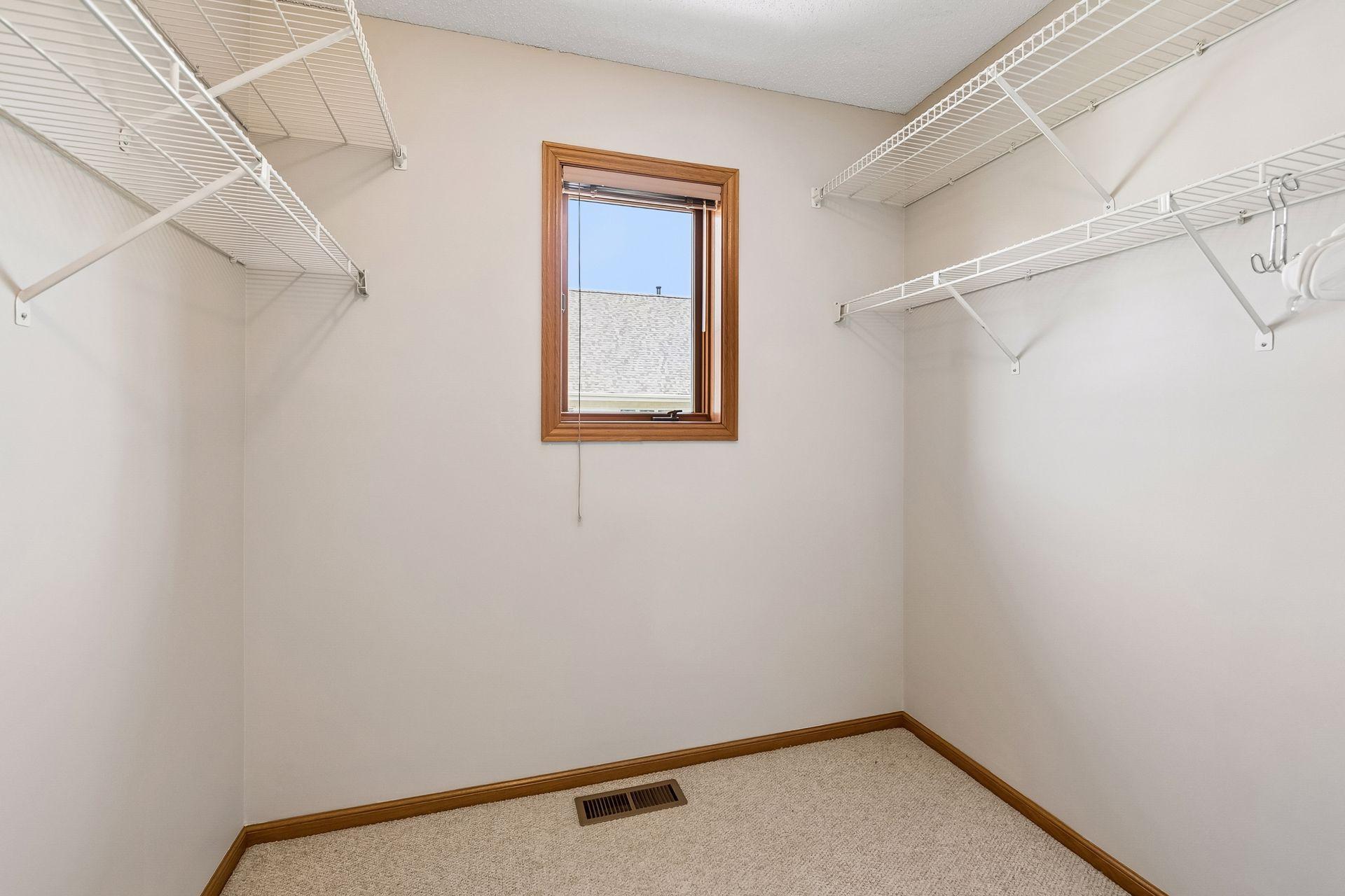 Owner walk-in closet