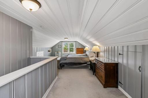 Upstairs is your private oasis, third bedroom.