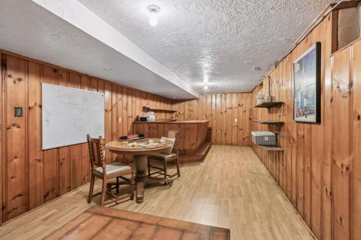 There is also a fun and cozy second family room area.