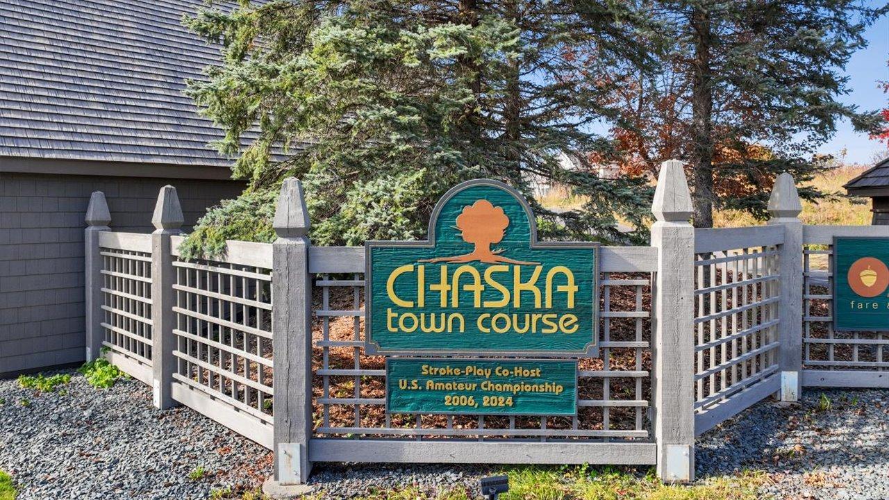 Golf enthusiast can play Chaska Town Course, one of three golf courses located in Chaska. Fore!
