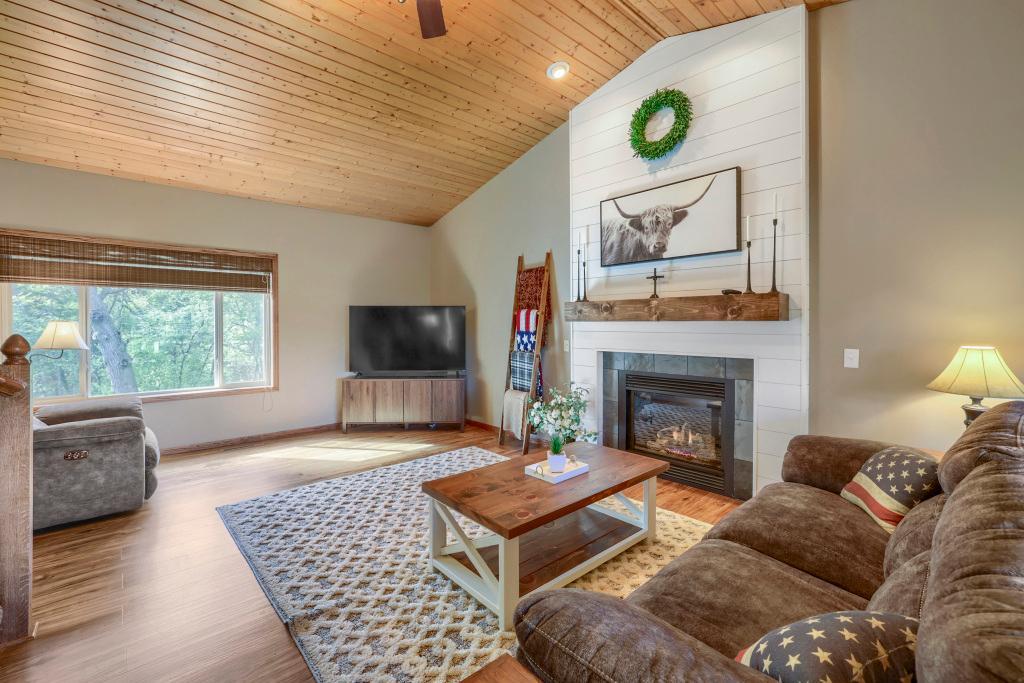 Living Room with Gas Fireplace