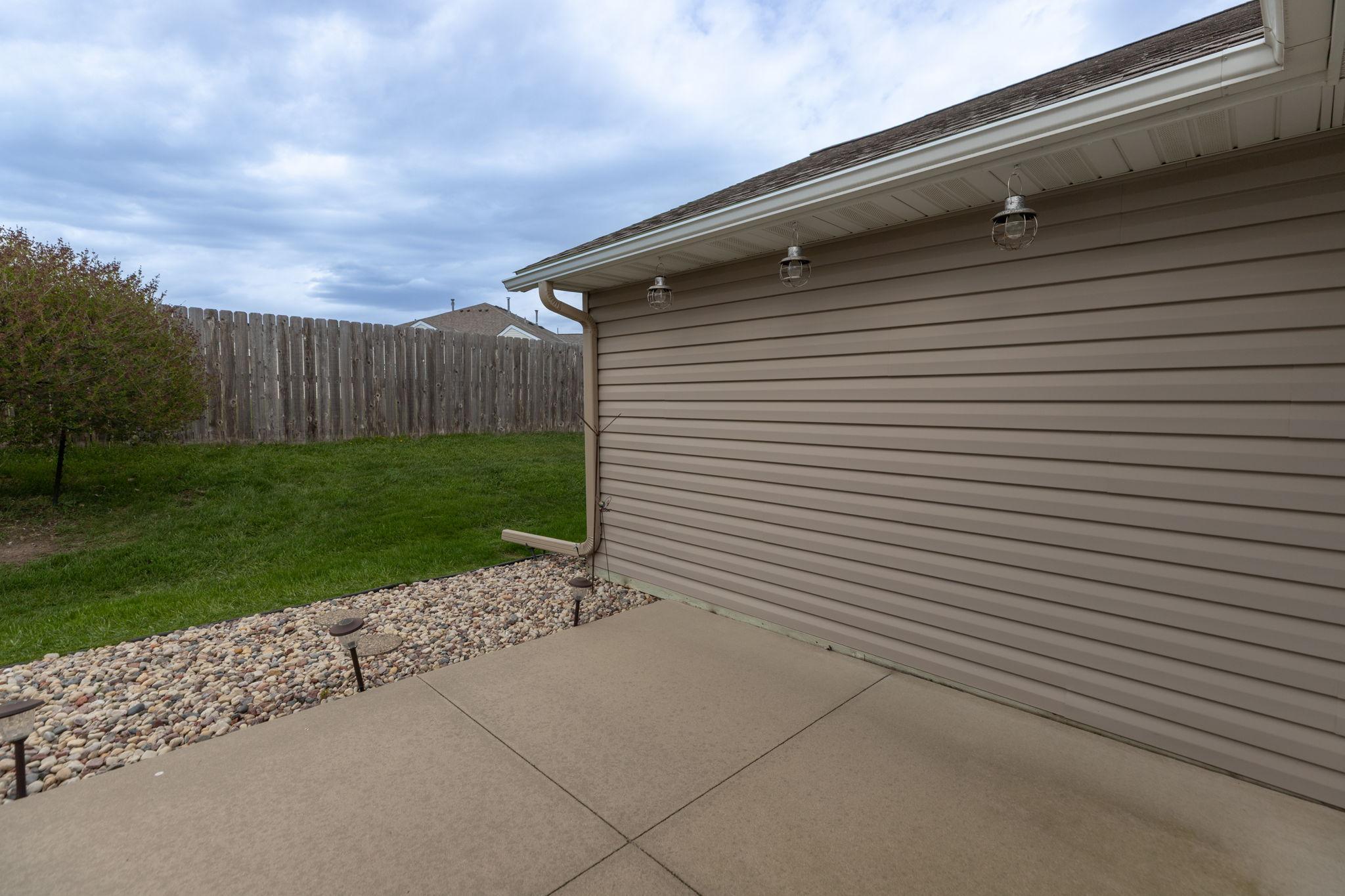 Rear Patio Area