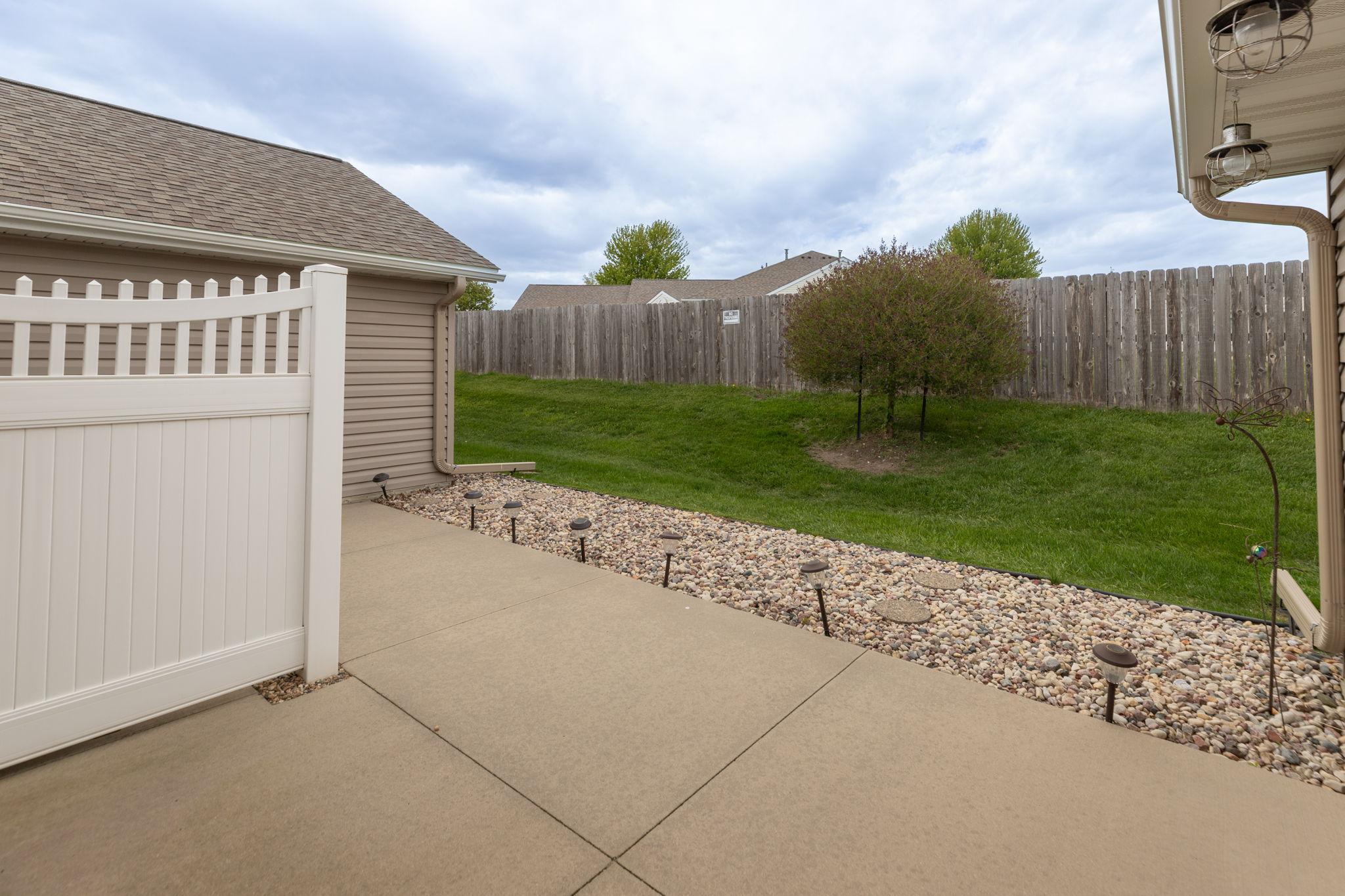 Rear Patio Area