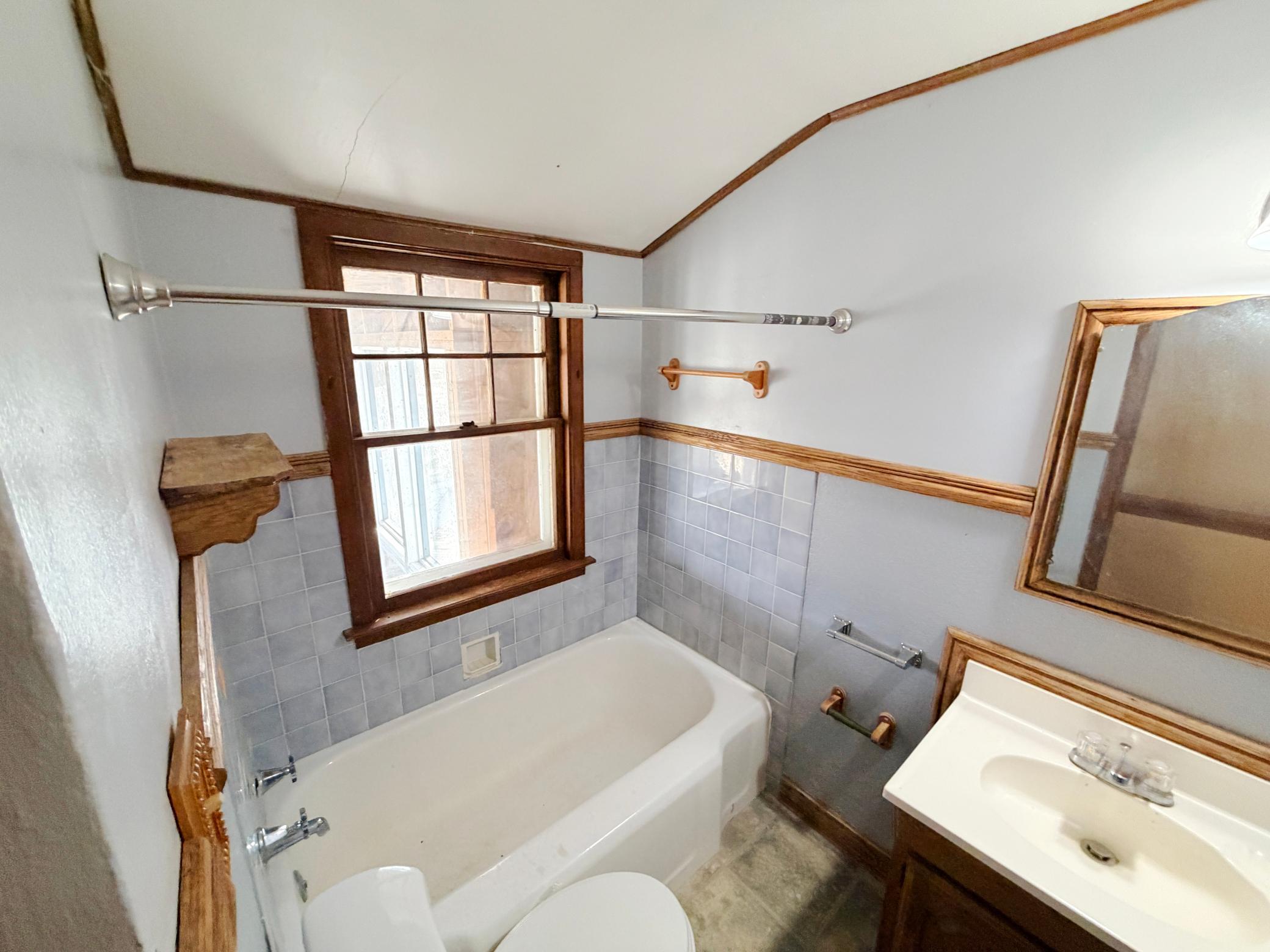 Upper level bathroom