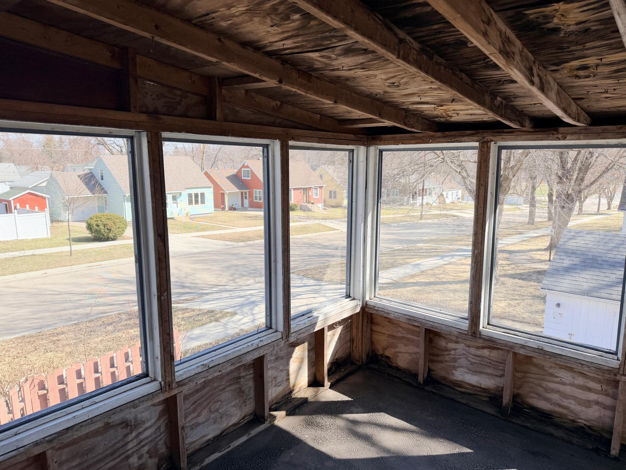 Upper level porch