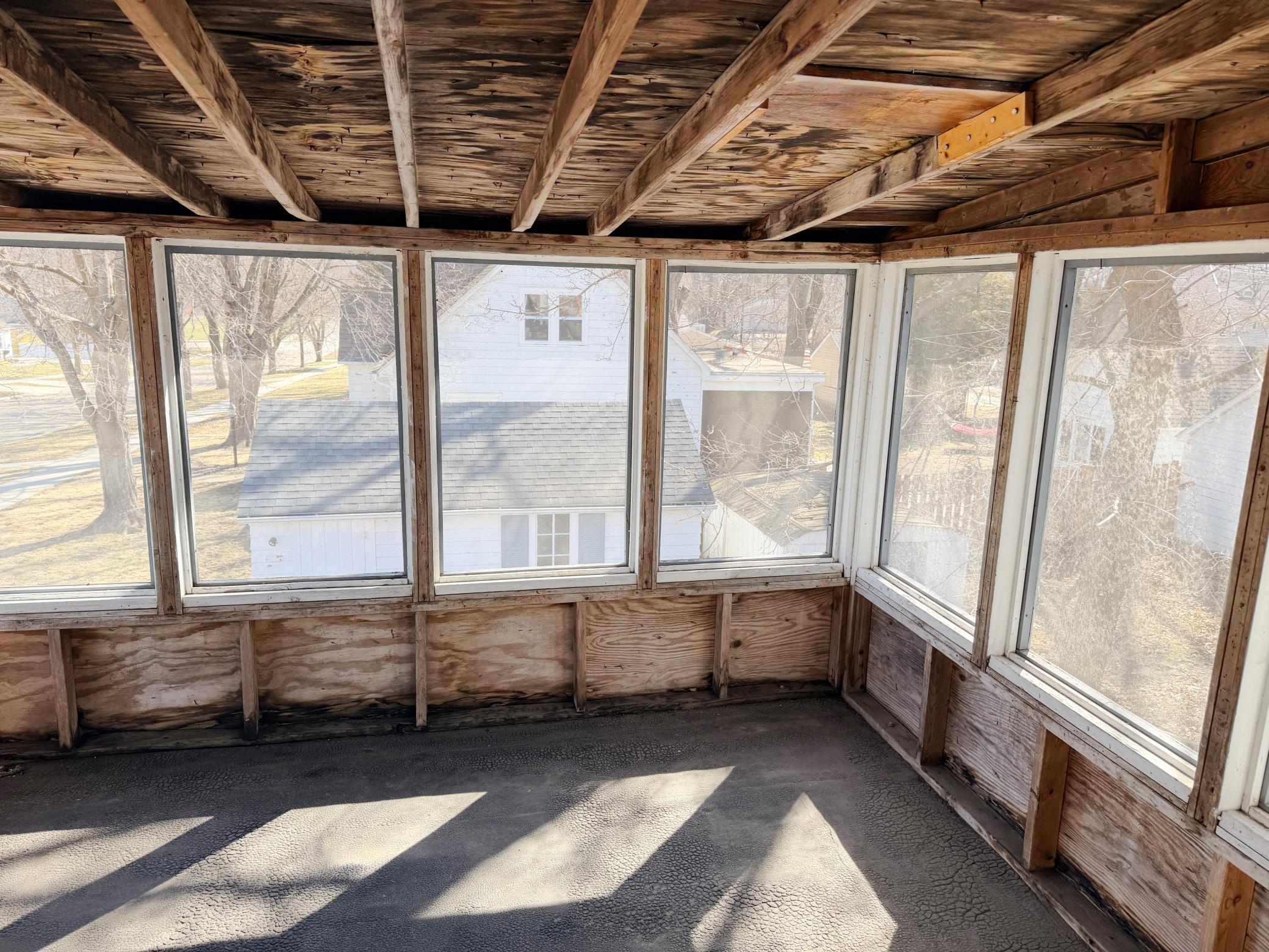 Upper level porch