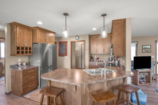 Kitchen - complete with new fridge and dishwasher.