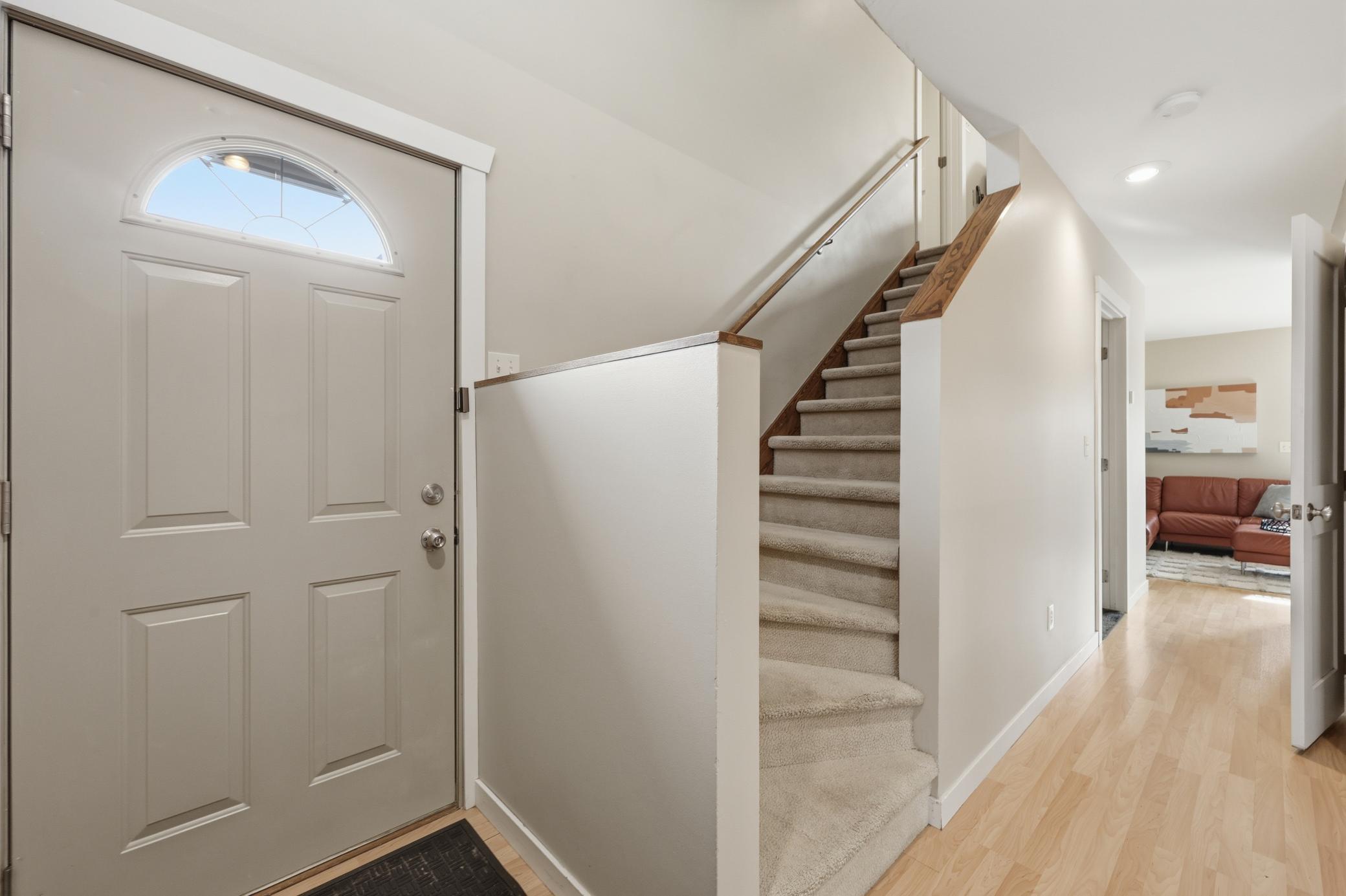 Stairs to upper level
