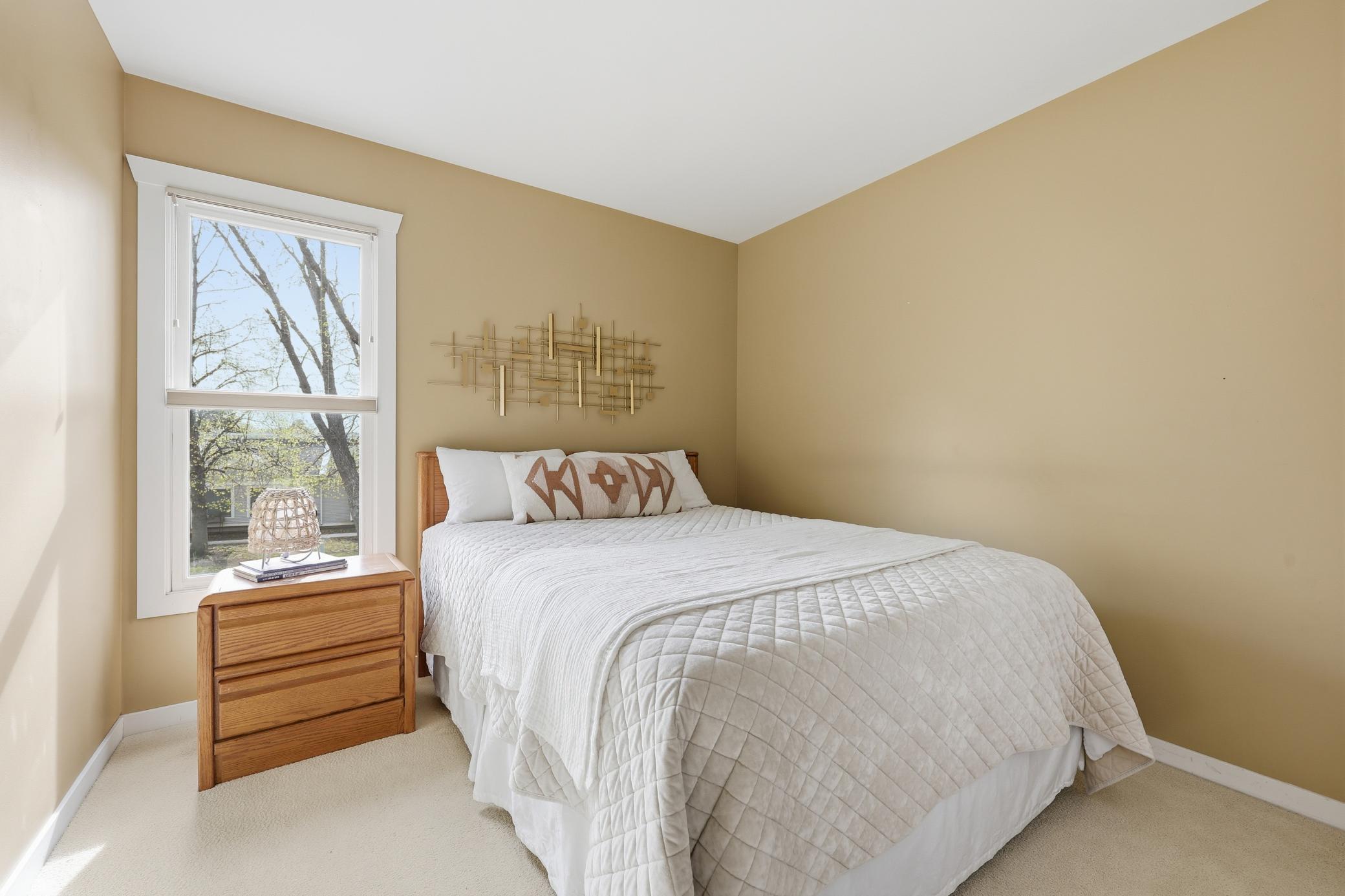Second bedroom upper level with washer/dryer hookups