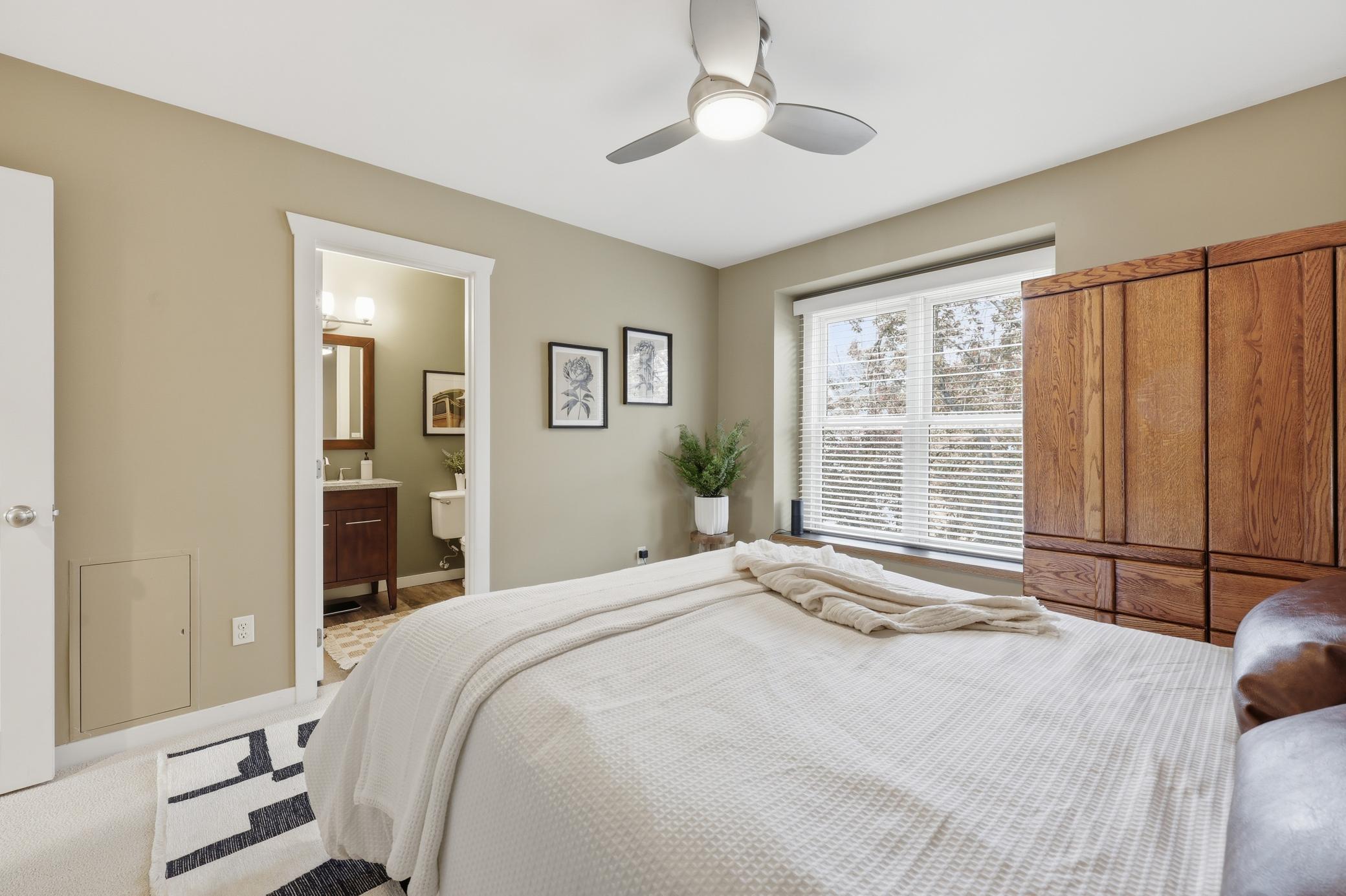 Primary bed and bath