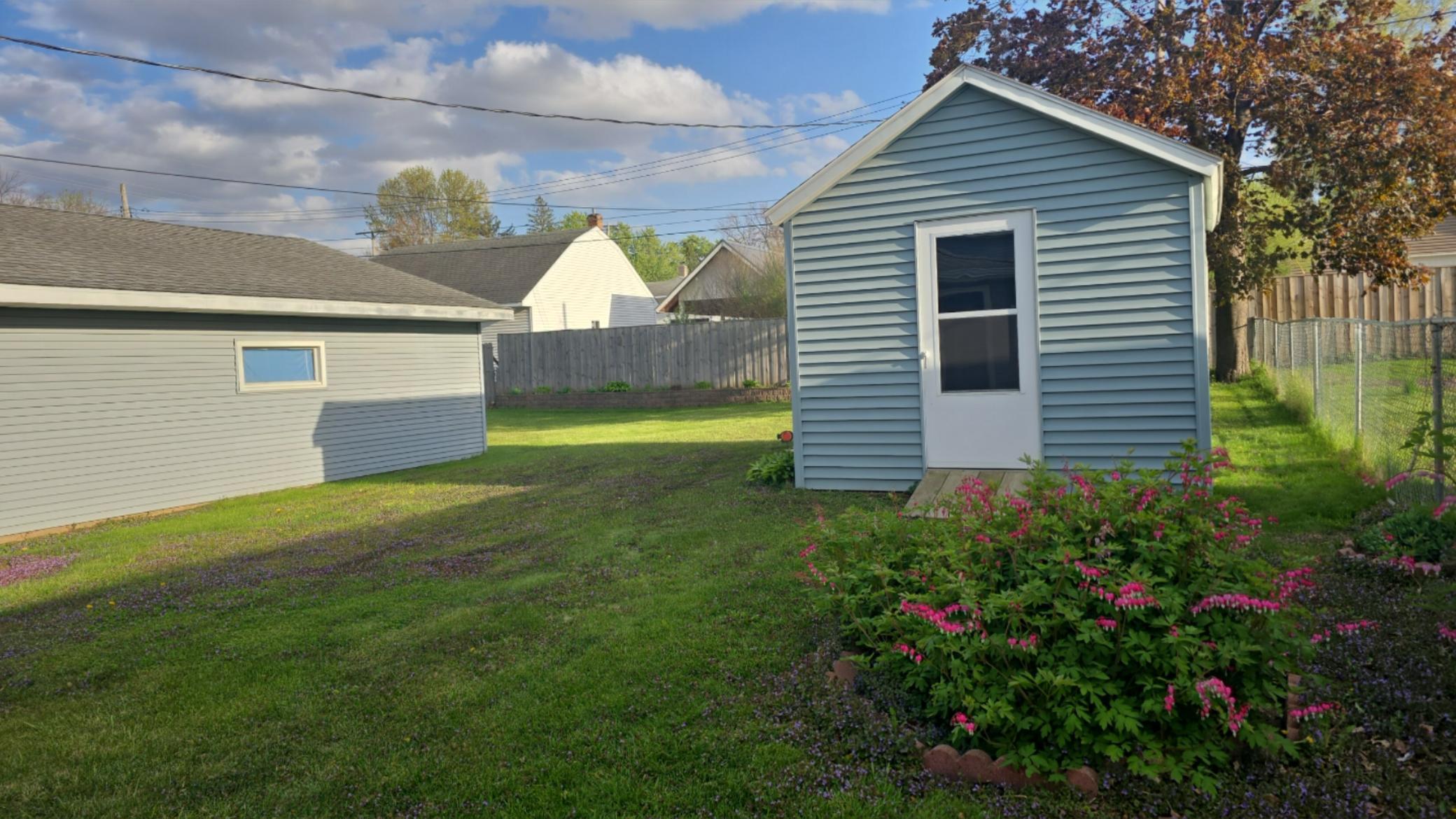10×12 shed could make an adorable play house, workshop, or storage.