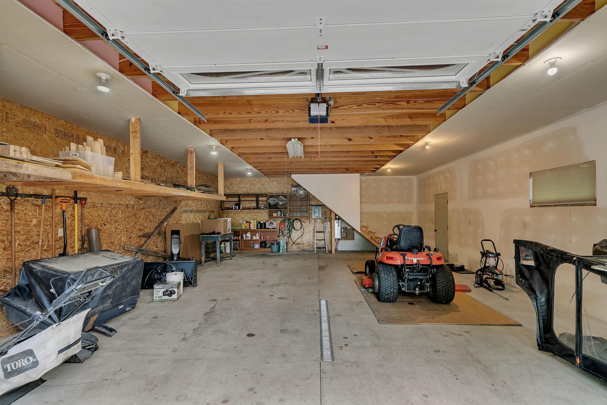 interior of shed