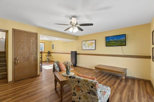 There is room to add a 4th bedroom in the lower level.