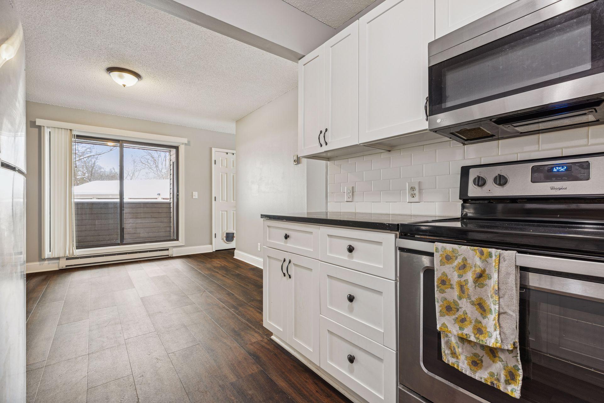 Step outside to your covered, private patio, an extension of the living space that allows for outdoor enjoyment in multiple seasons.