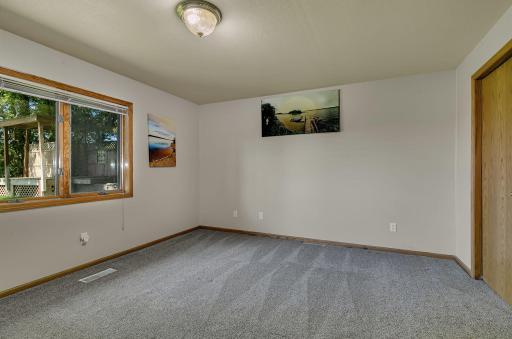 Bedroom three, lower level with great lakeside views