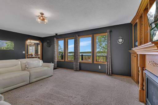 Take in the lake views right from the living room
