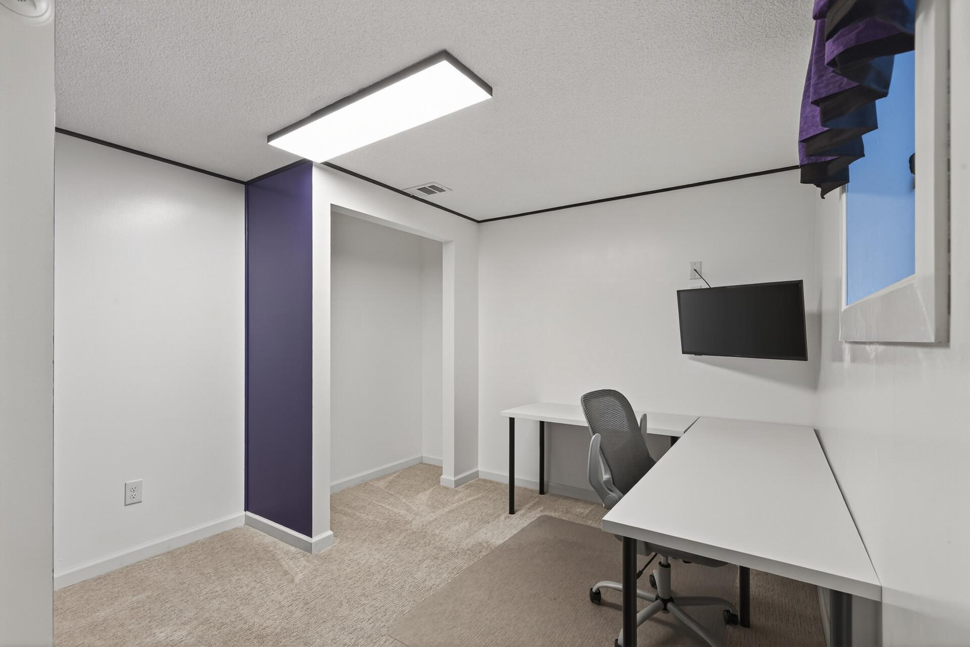 Lower level office