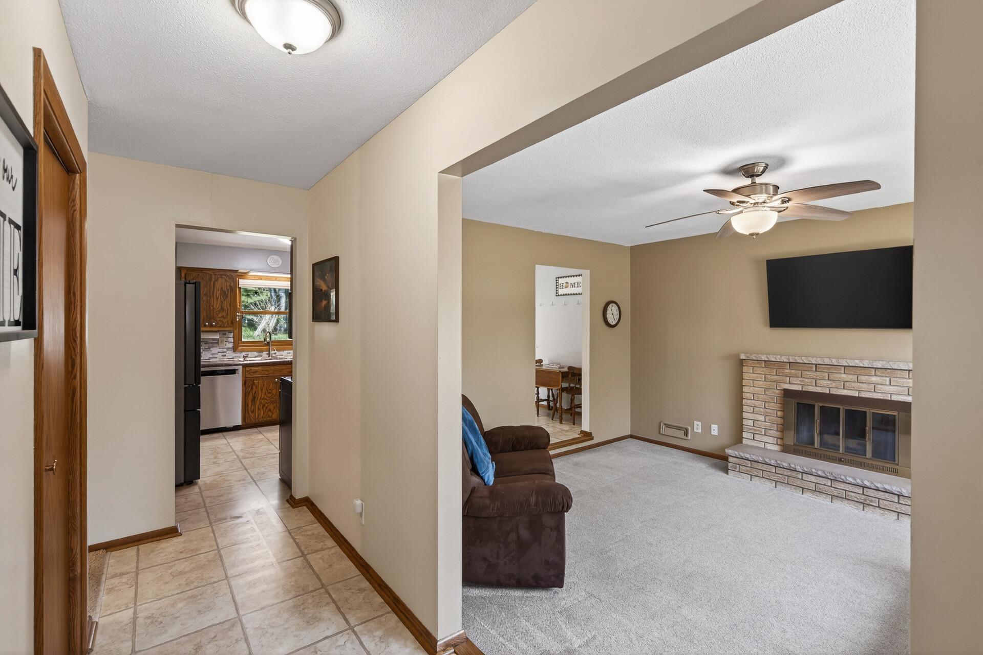Bright and welcoming main level living space