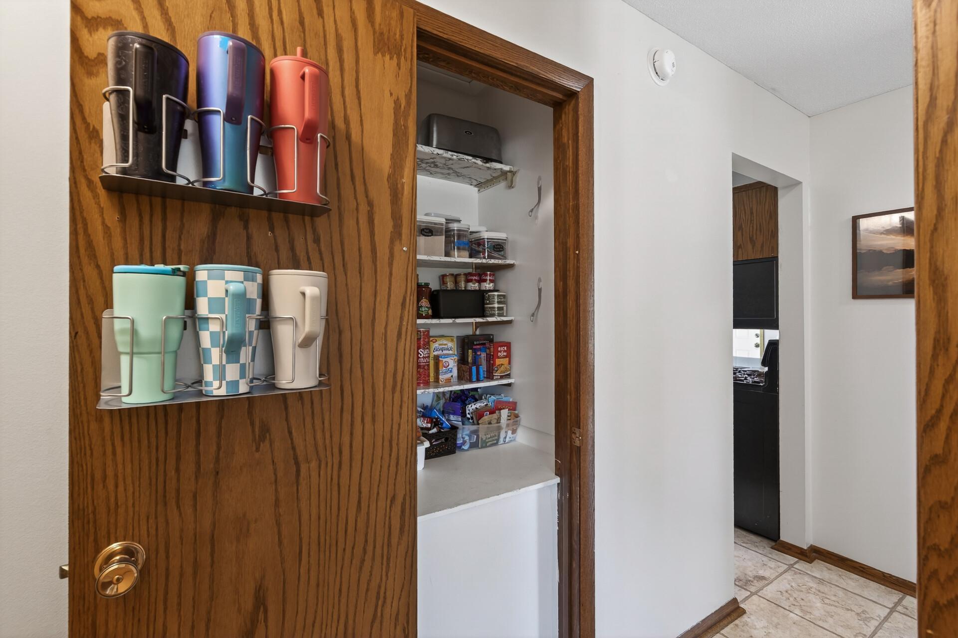 Additional storage and organization space