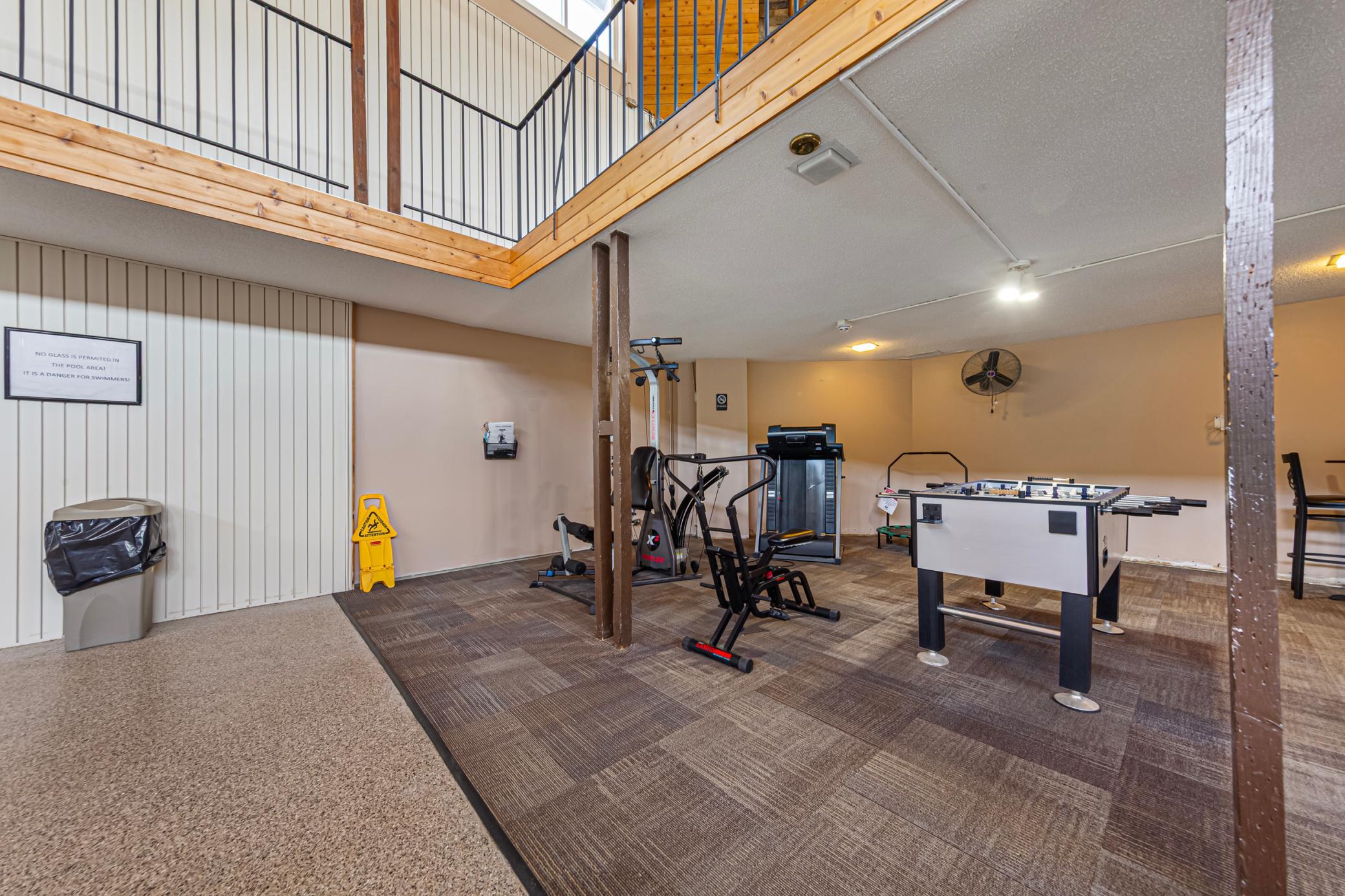 Shared workout and game area view 2