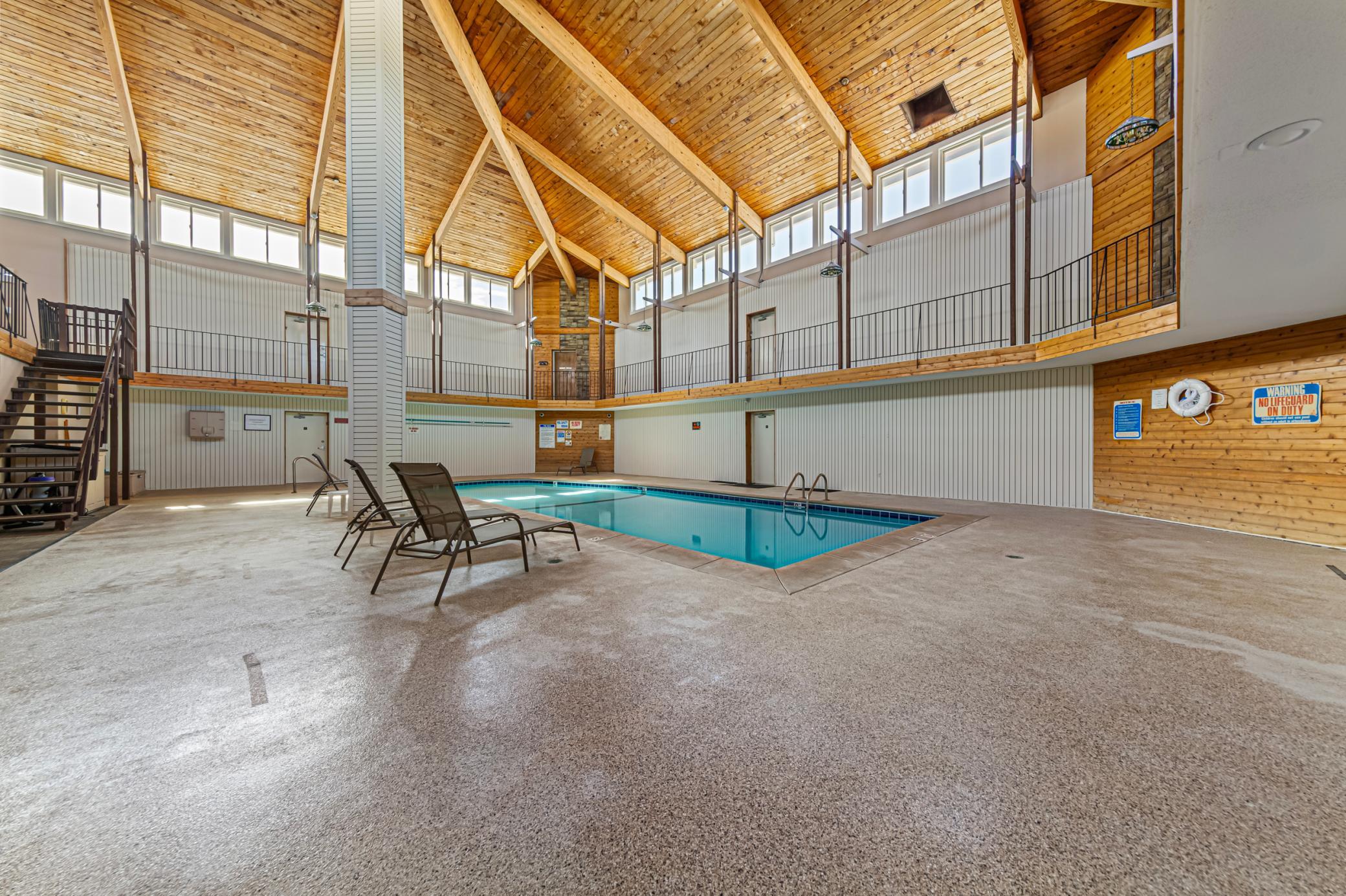 Pool has been recently refinished.