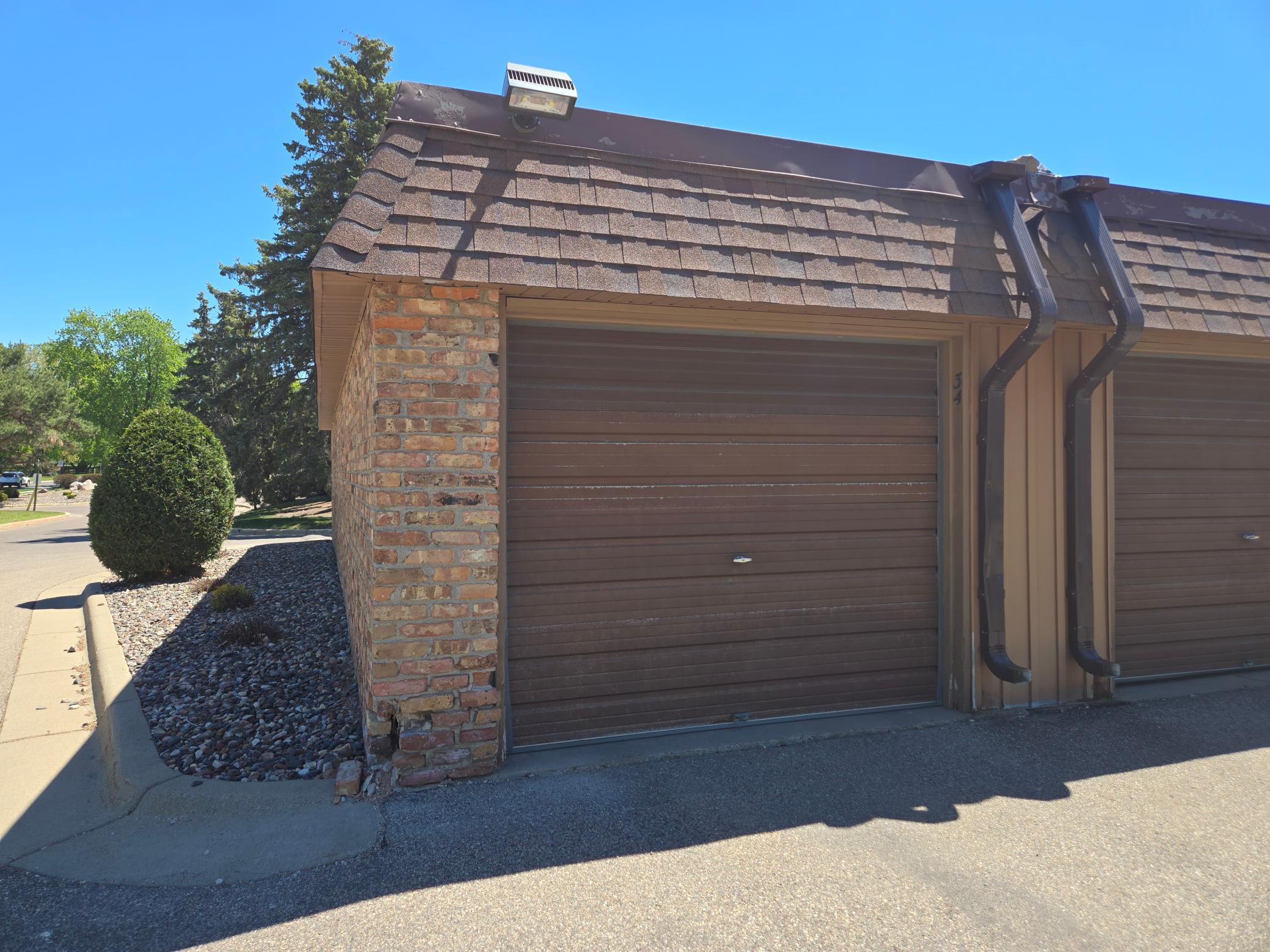 Private 1 car detached garage - Unit #34