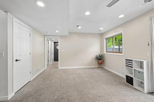 Bonus space perfect for an office, kids play area, or building out a cozy reading corner
