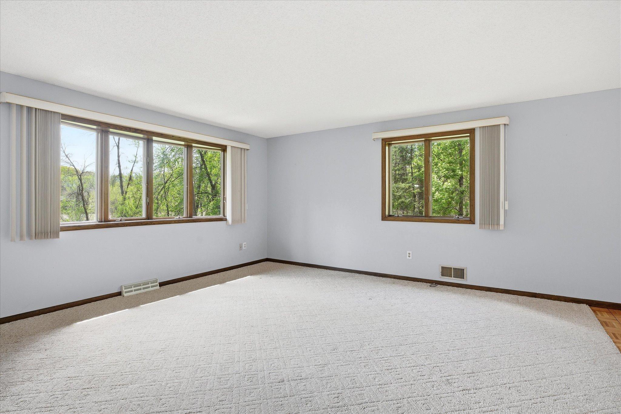 Another view of the large living room area.