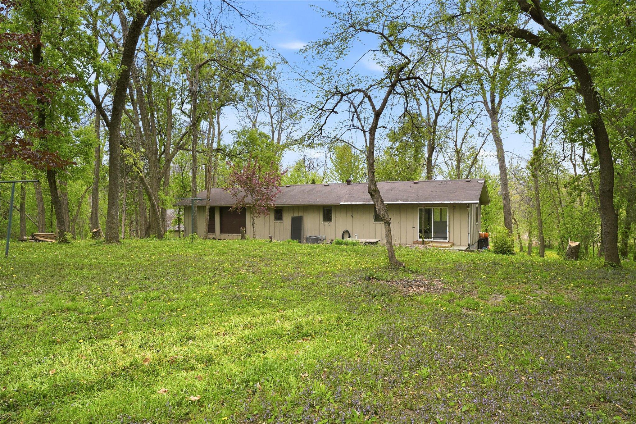 Rear view of the home - so much green space to enjoy