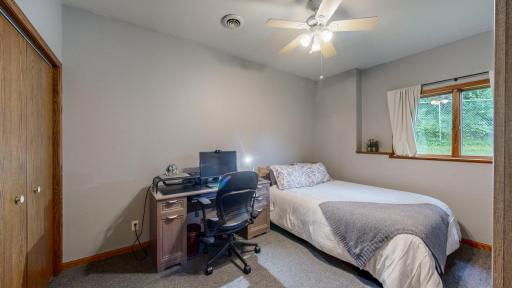 Second bedroom is perfect for a home office, guest room or hobbies