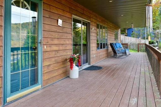 Covered front porch to enjoy all day long!