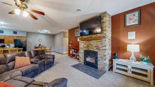 Fantastic one-level home with open floor plan. Beautiful fireplace to enjoy year-round.