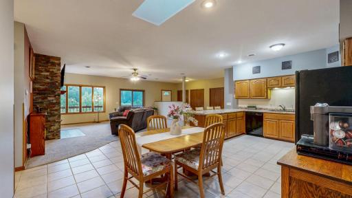 Great views! Tiled kitchen and dining areas. New dishwasher, new skylight!