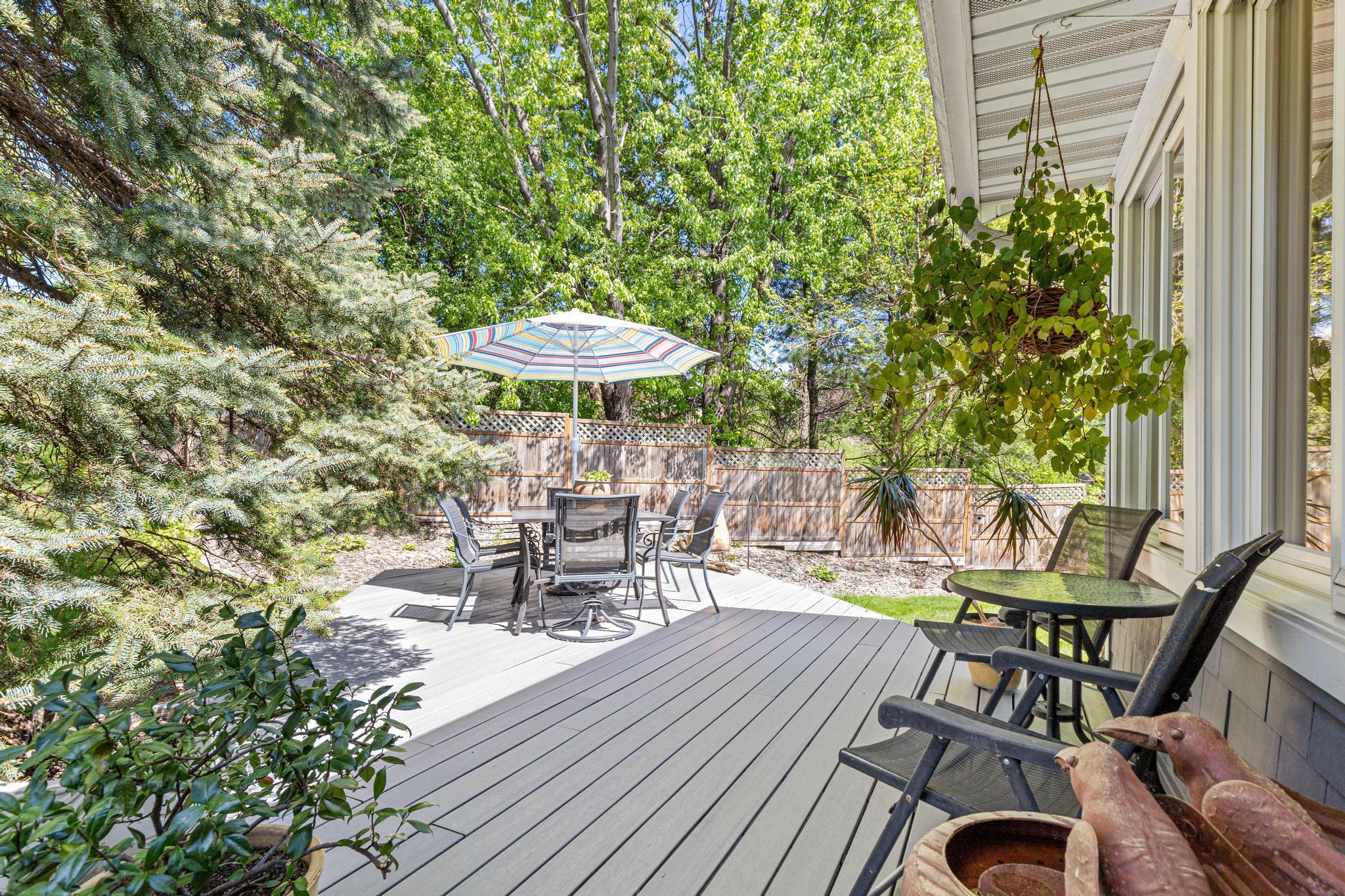 Dining area opens beautifully to the backyard and outdoor entertaining spaces.