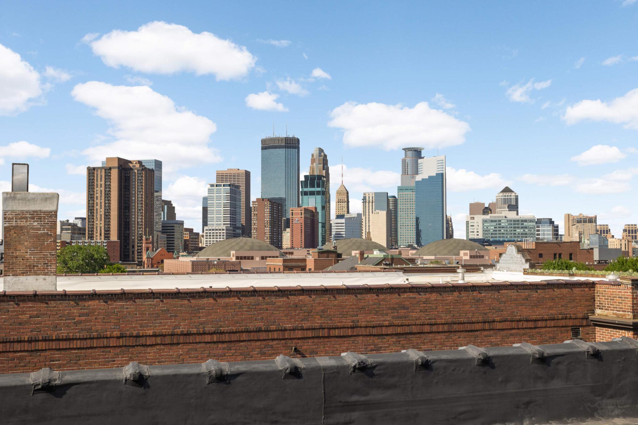Roof deck view