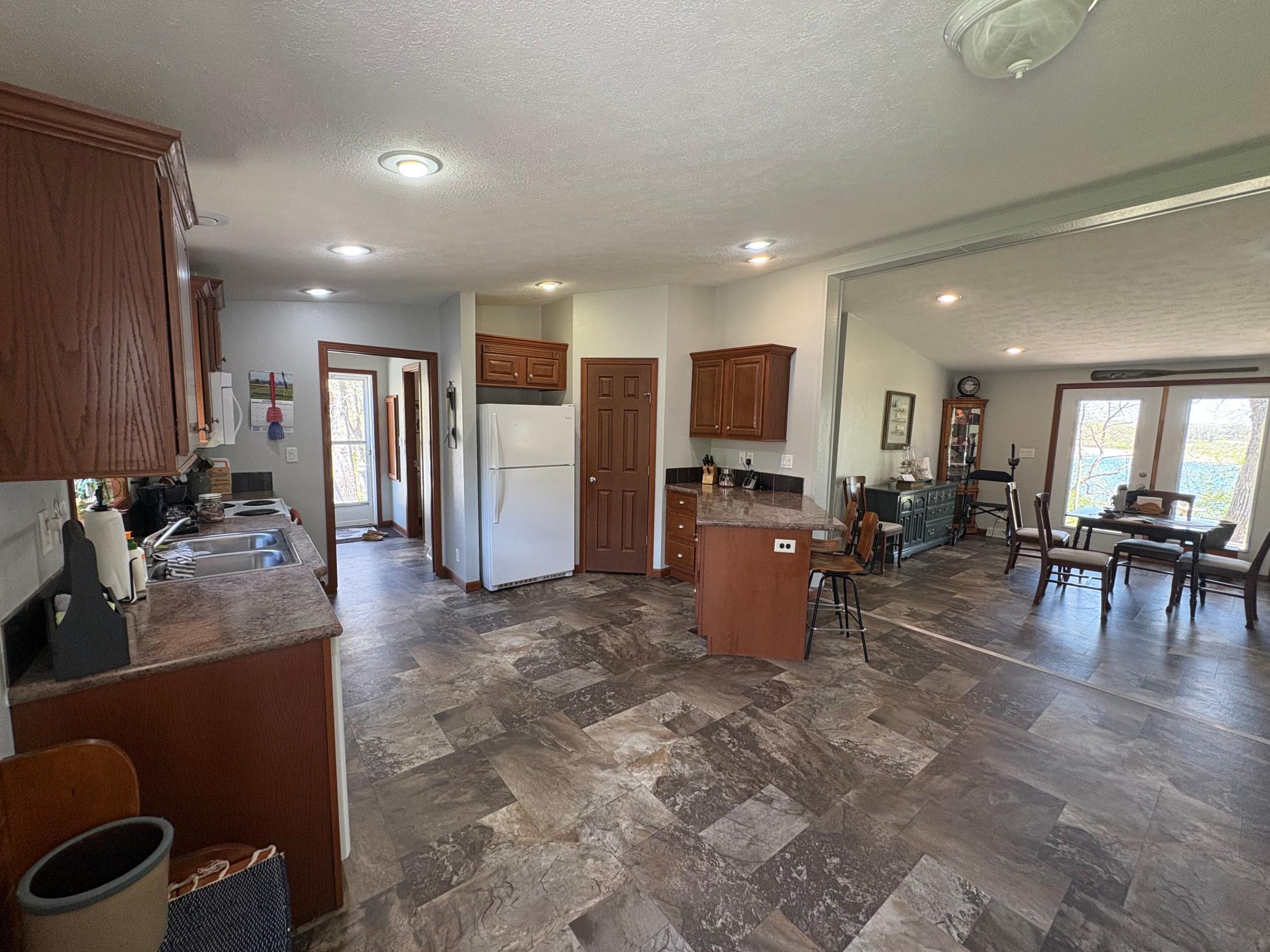 Open concept floor plan