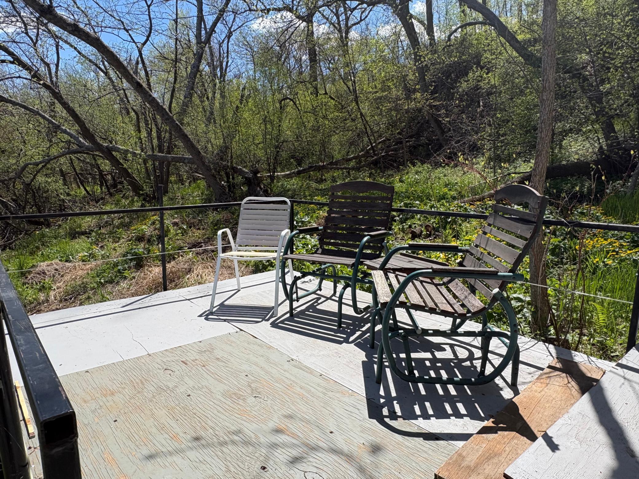 Patio by the lake